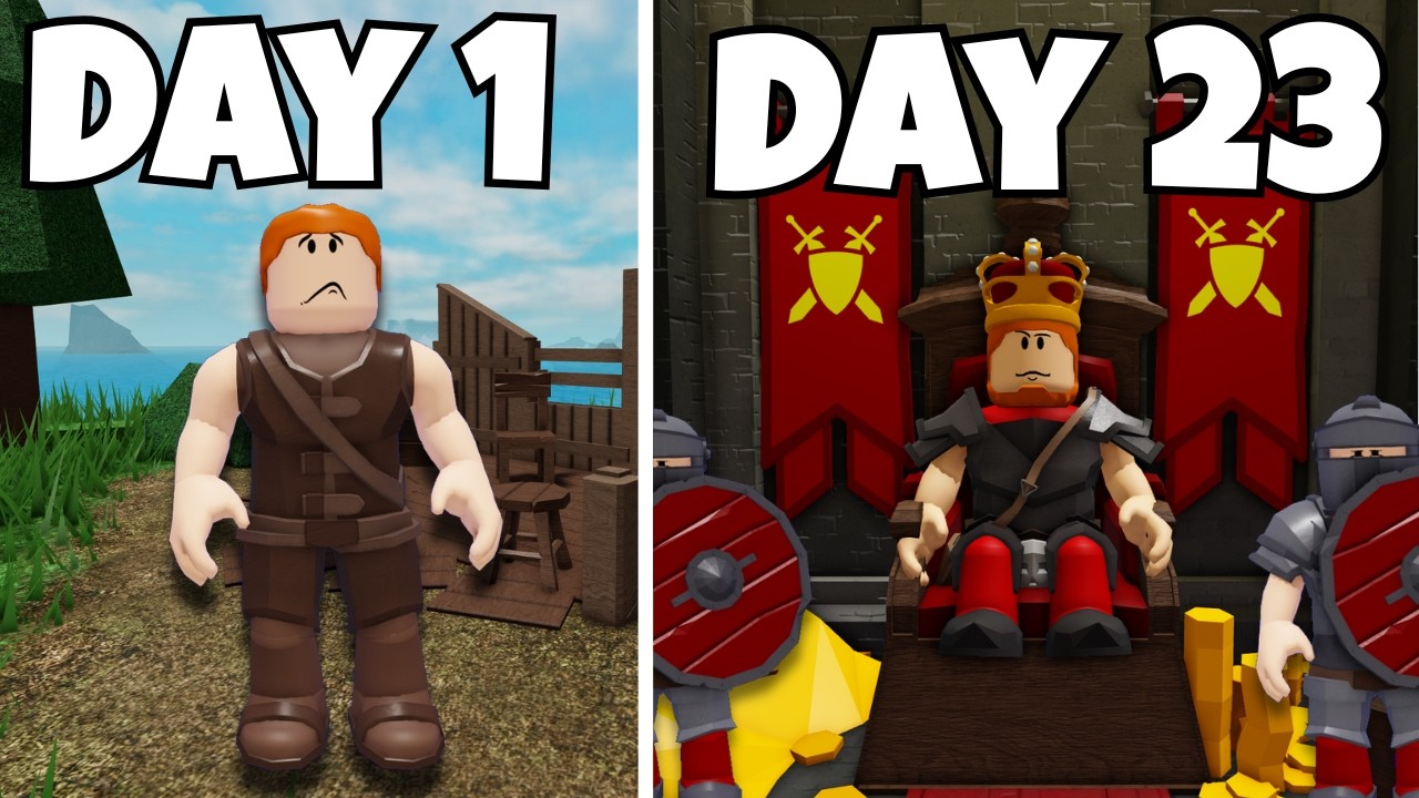 👑 Стал КОРОЛЕМ на ПУБЛИЧНОМ СЕРВЕРЕ в ROBLOX! (The Survival Game) 👑