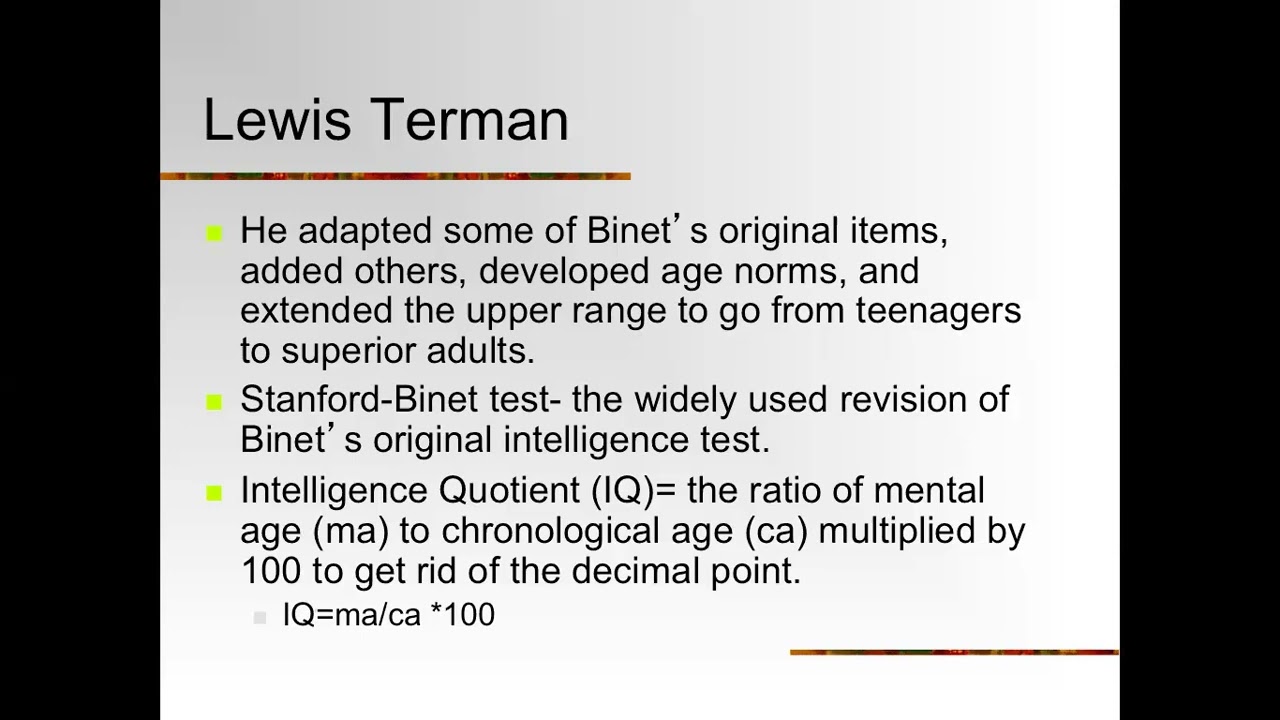 Introduction to Psychology: Cognition and Intellectual Functioning