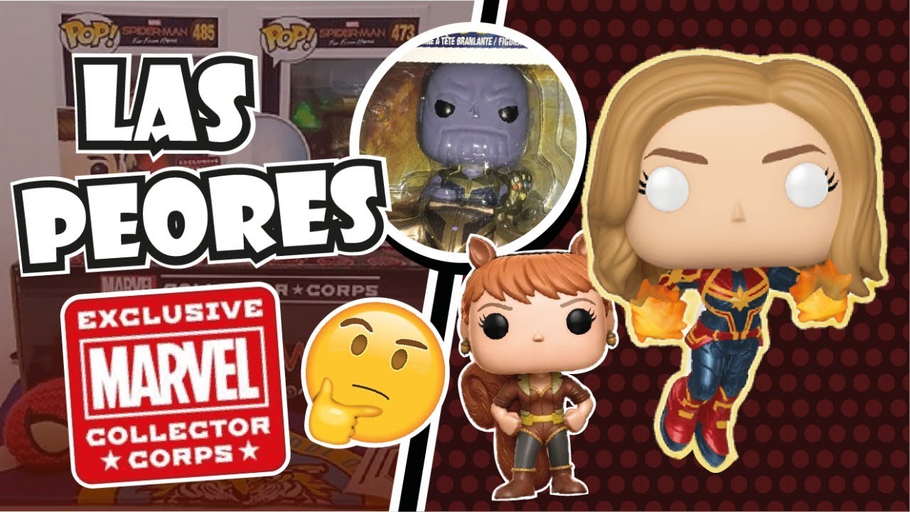 Las 5 PEORES MARVEL COLLECTOR CORPS