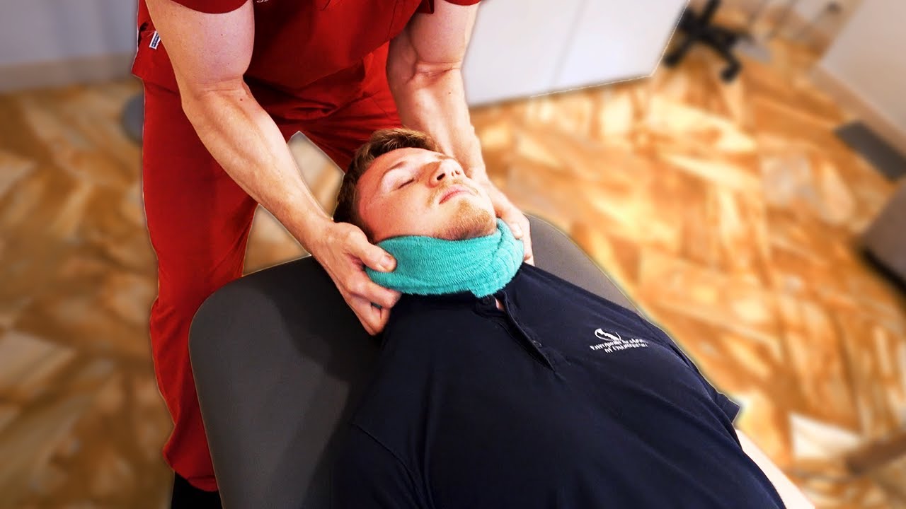 I UNLOCKED his SPINE with this POWERFUL ADJUSTMENT! ASMR