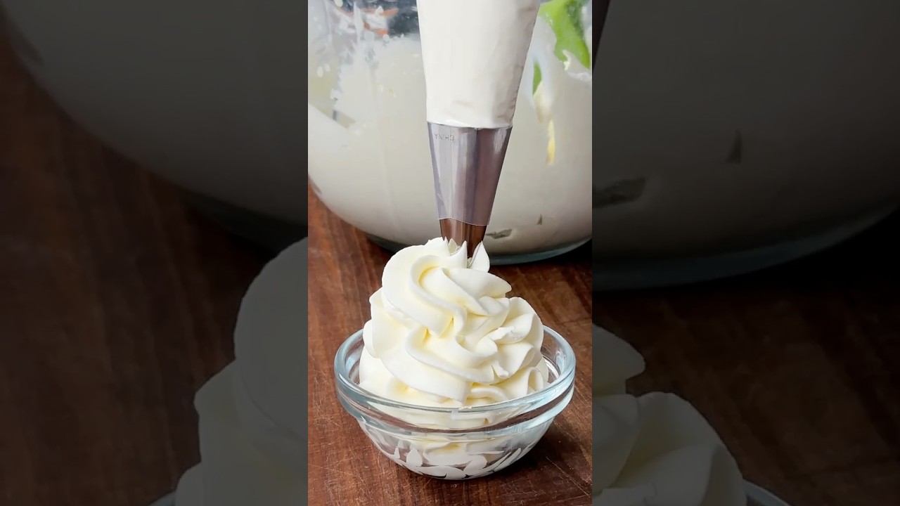Ep.1 Better than Store-bought - The Best Whipped Cream -   #shorts
