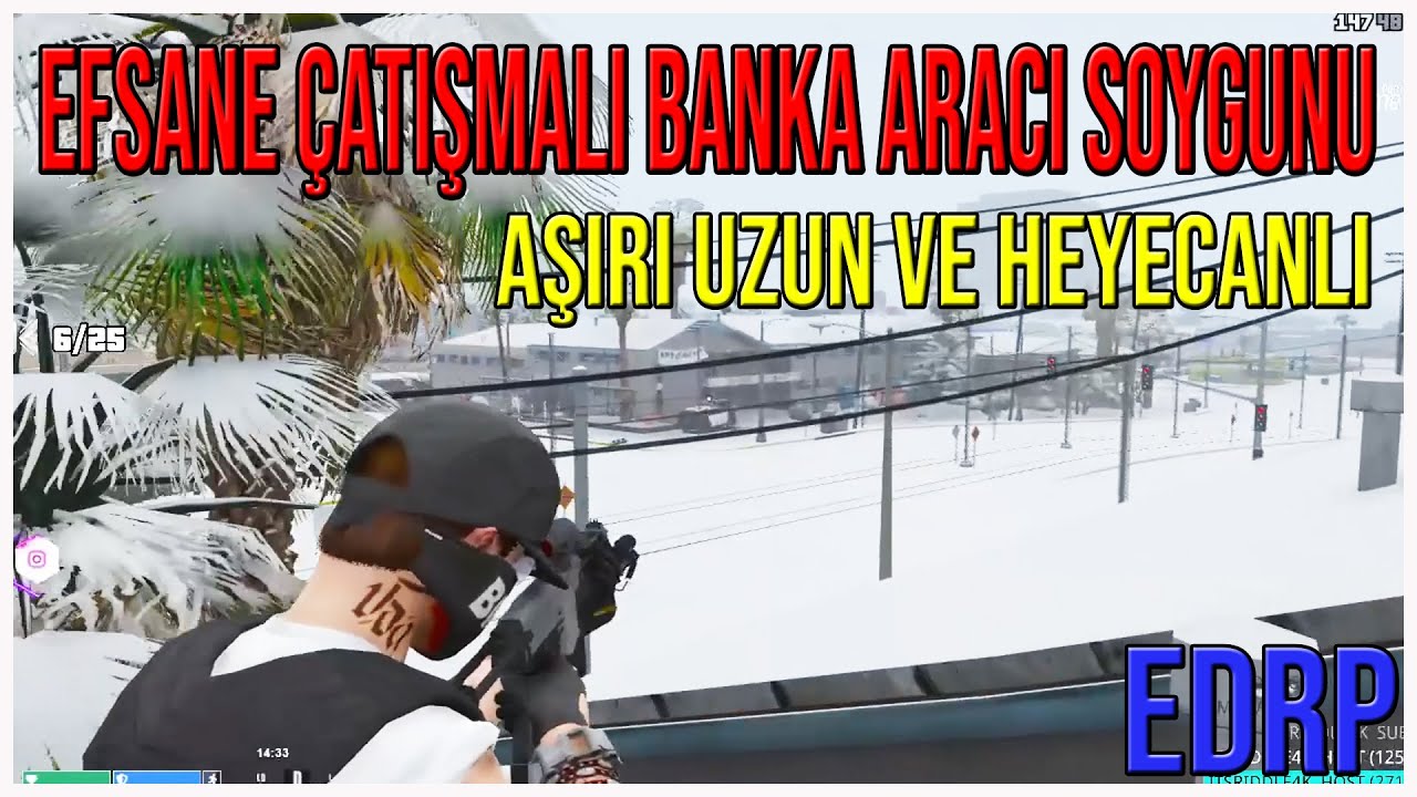 EDRP | Heyecanlı Banka Aracı Soygunu ! Smg'li Efsane &Ccedil;atışma ! Ferit-Şahan-Dobe-İmkan-Aytekin-Alp !