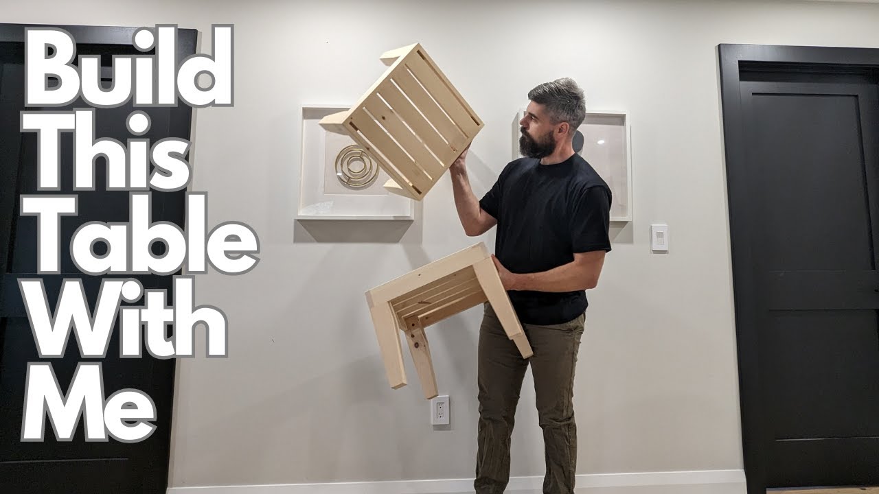Build These Modern Outdoor Side Tables | Recycle Furniture and Turn Trash to Treasure