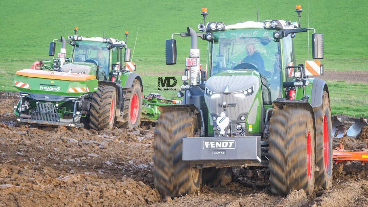 2x FENDT 942 Design Line 🌾 Semis de Blé 2020