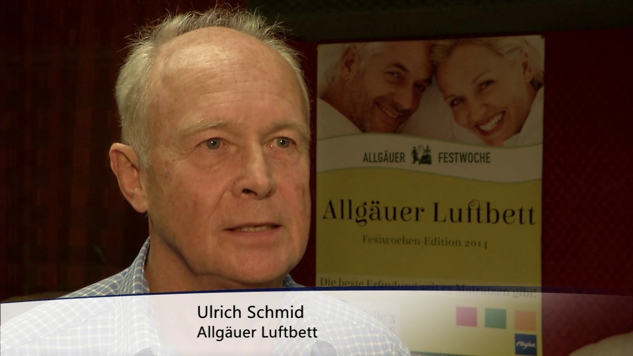 Allgäuer Luftbett Spot bei Allgäu-TV / MyKlickCard 2017