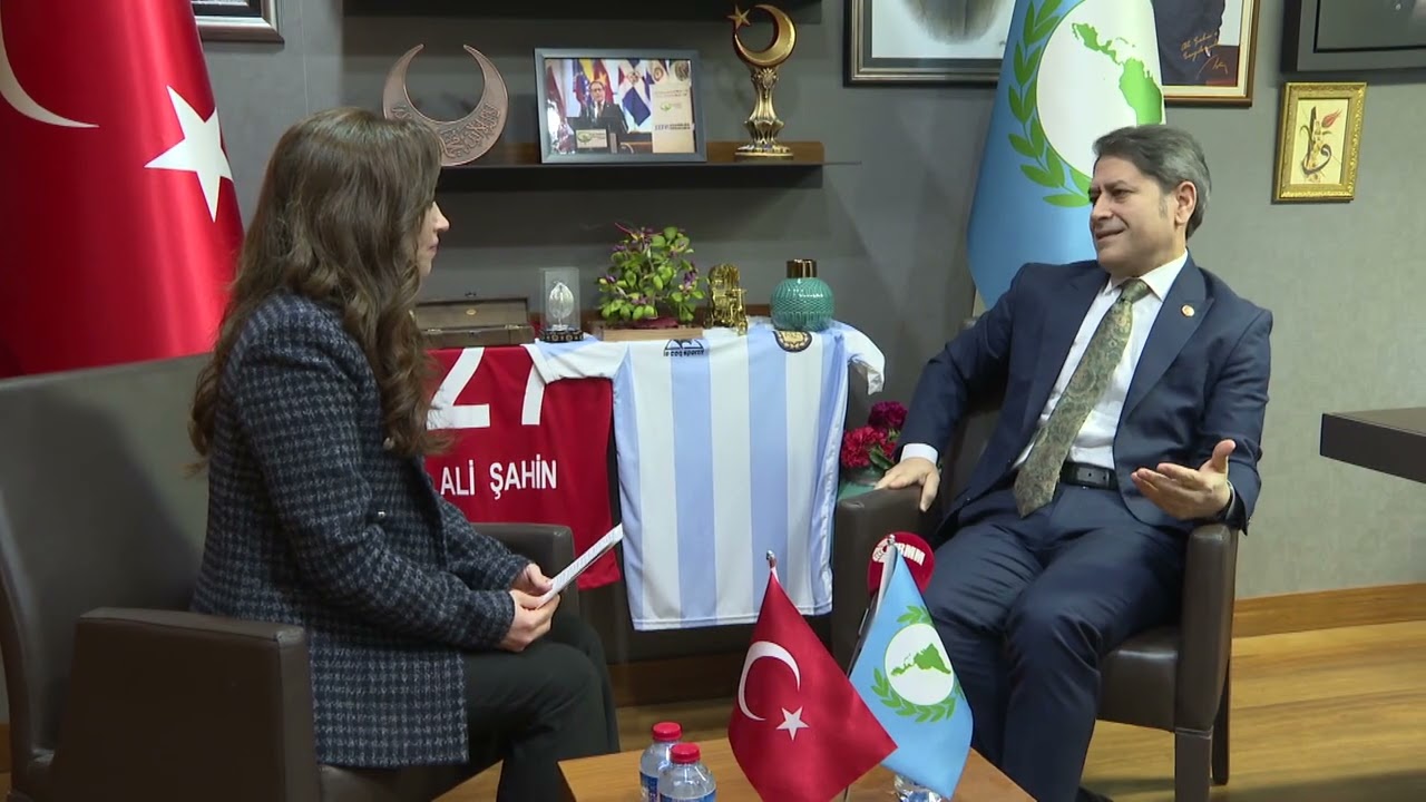 Latin Amerika ve Karayipler Parlamentosu Türk Grubu Bşk Ali Şahin’in TBMM TV Venezuela Röportajı.