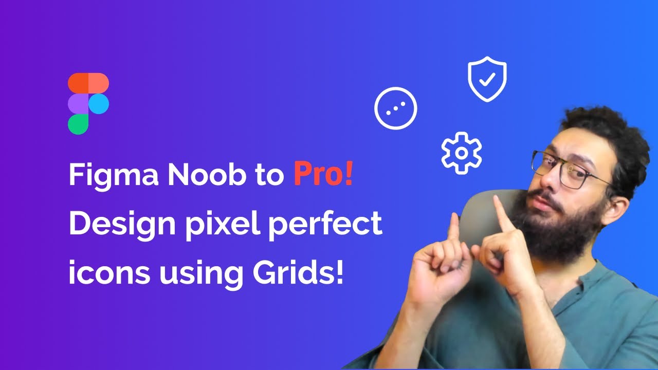 Learn how to create pixel perfect icons in Figma!