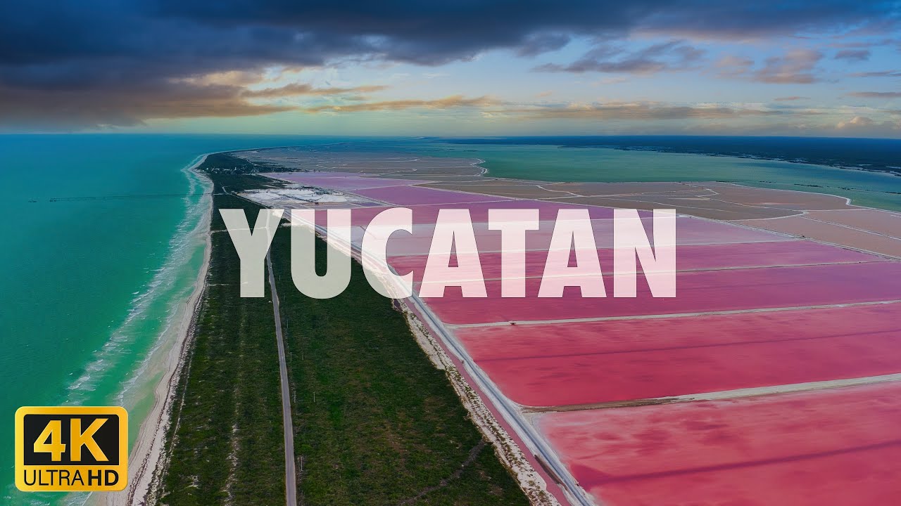 Yucatan from Above - A Breathtaking Aerial Tour Over Mexico in 4K