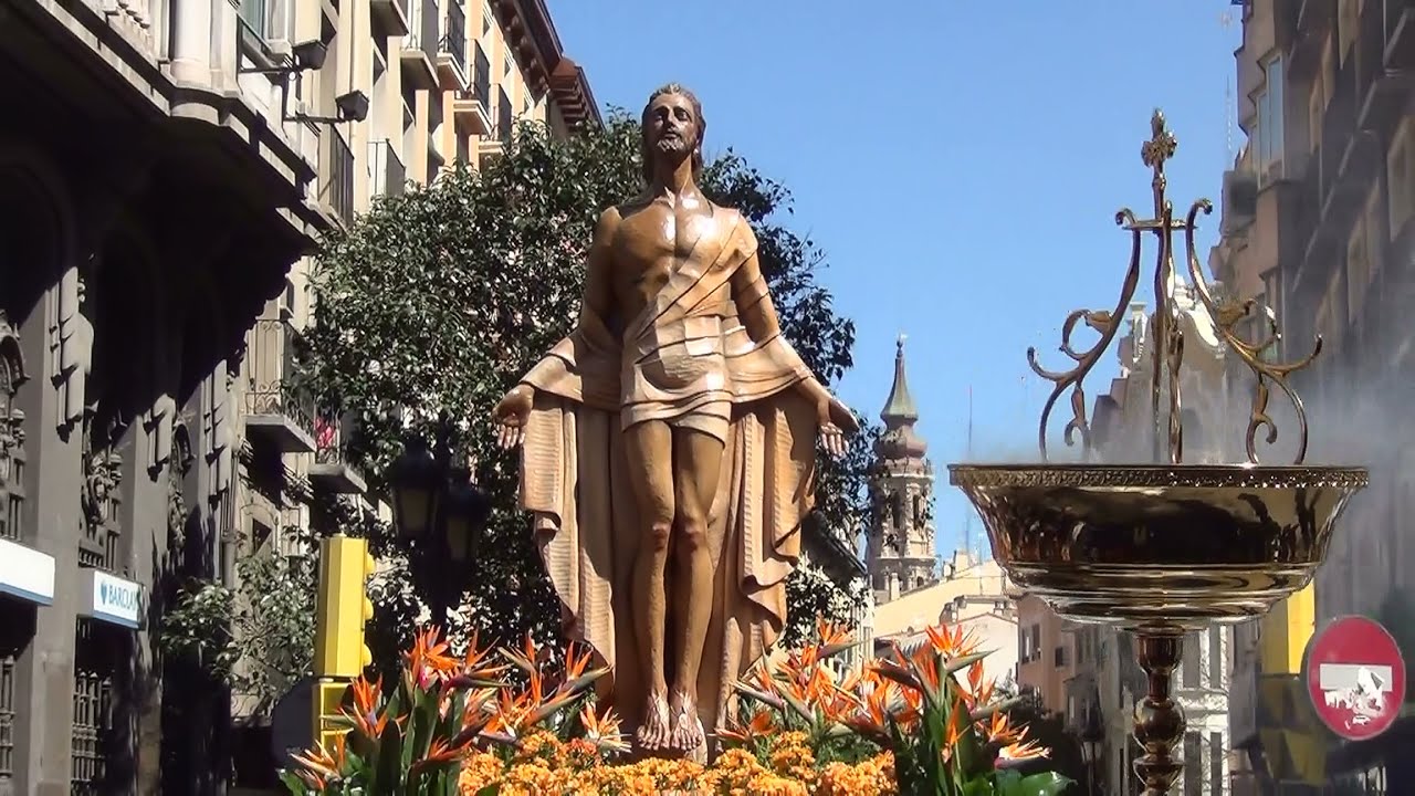 Domingo de Resurrección - Procesión del Encuentro Glorioso - Semana Santa de Zaragoza 2015