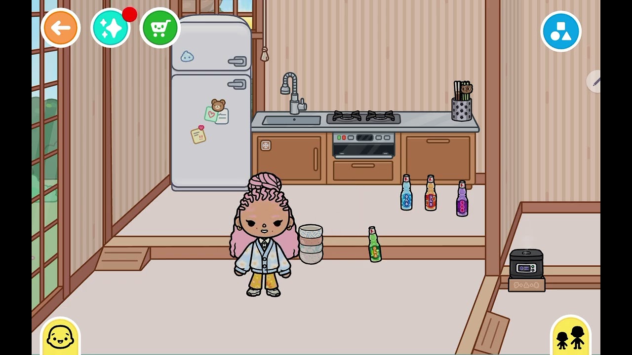 Ich richte mein japanisches Haus ein