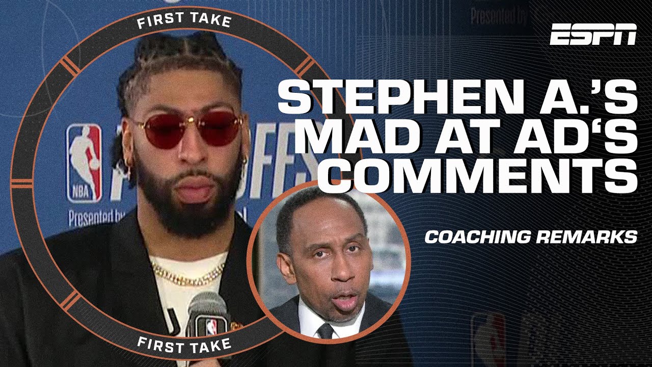 'I DON'T LIKE WHAT HE DID TO DARVIN HAM' 🗣️ - Stephen A.'s UPSET with AD's comments! | First Take