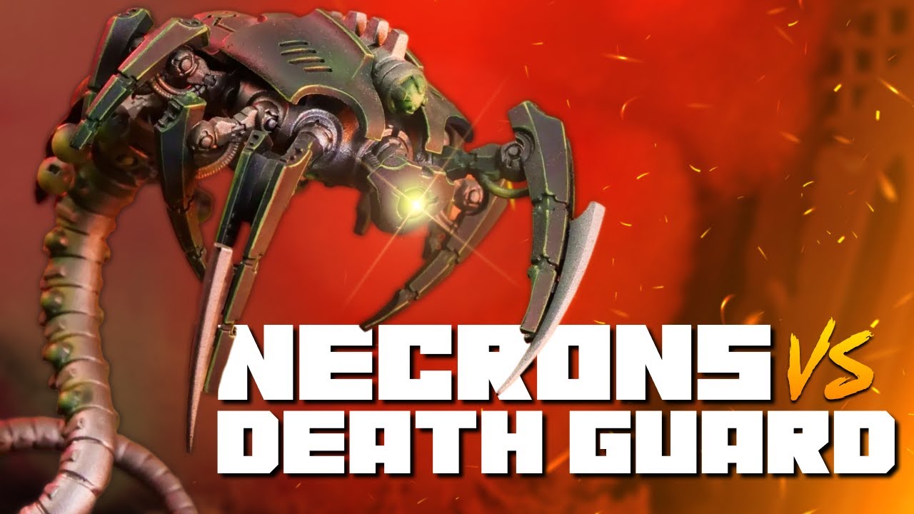Necrons vs Death Guard - Warhammer 40k LIVE Battle Report