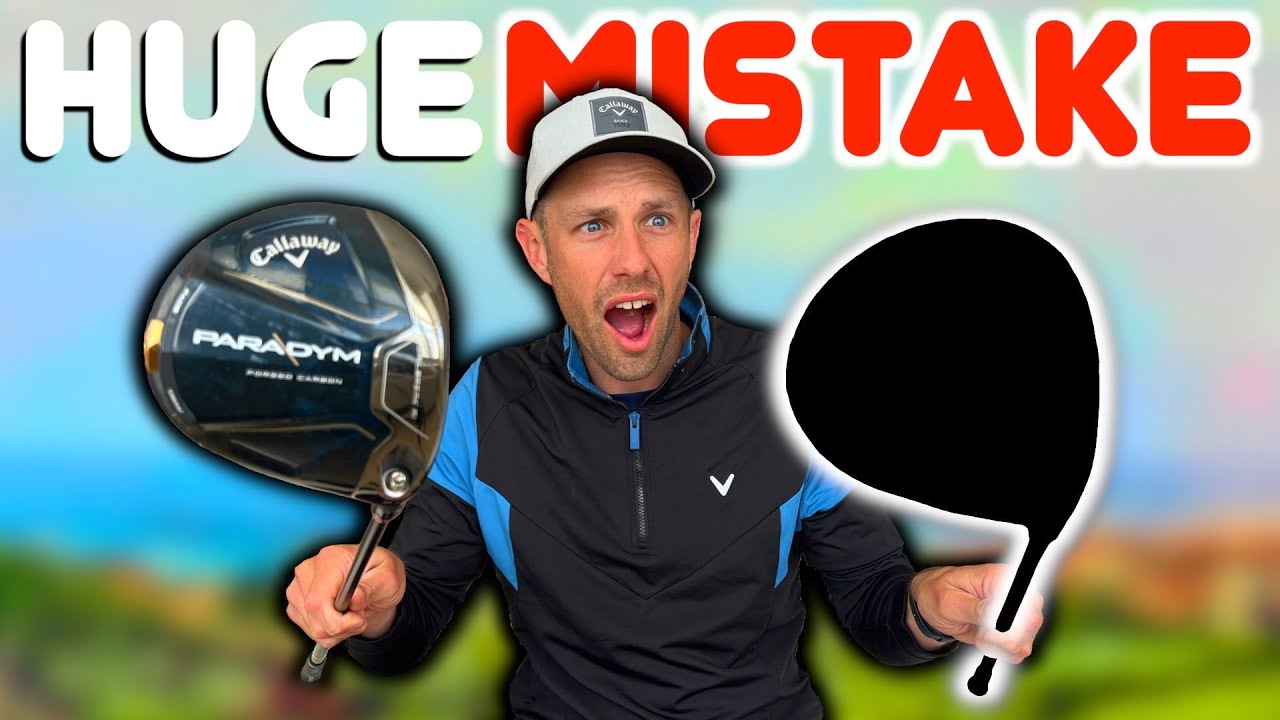 CALLAWAY PARADYM DRIVER RANGE Popełniłem OGROMNY BŁĄD w mojej torbie golfowej