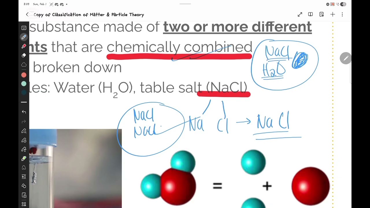 Grade 9 Science | Unit 1: Lesson 1 - Classification Of Matter