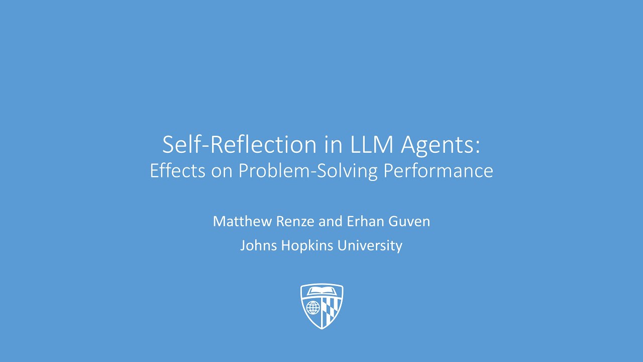 Self-Reflection in LLM Agents: Effects on Problem-Solving Performance