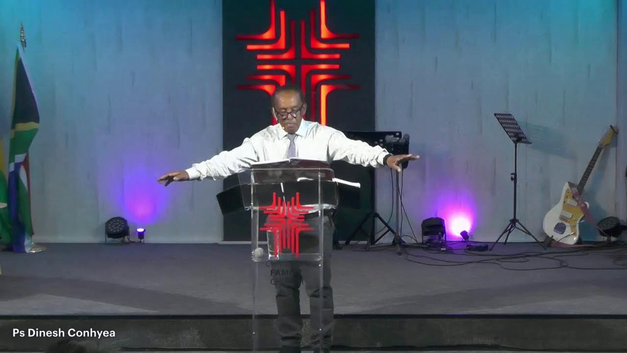 Service du Dimanche par le Ps Dinesh Conhyea