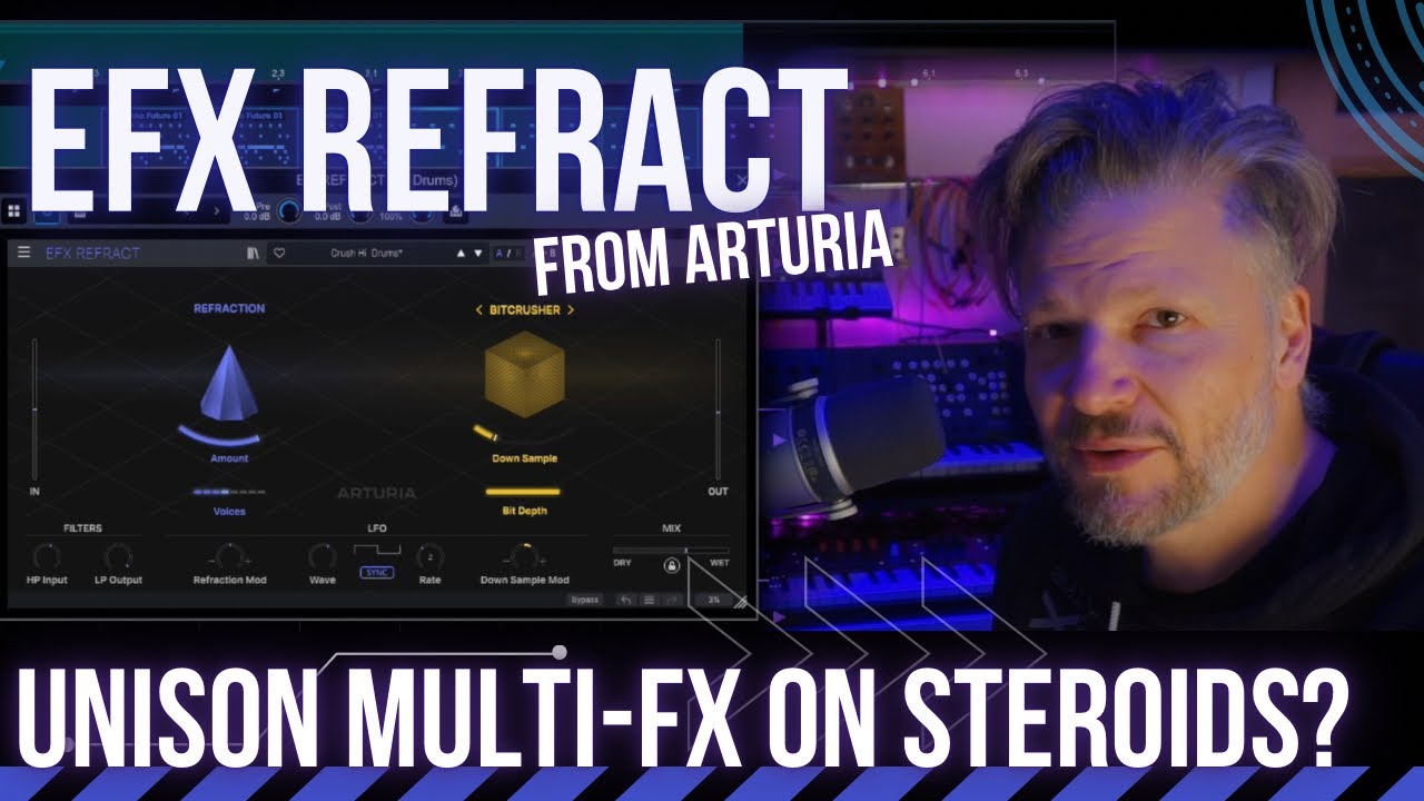 Efx REFRACT from ​⁠@ArturiaOfficial - Unison Multi-FX on Steroids?