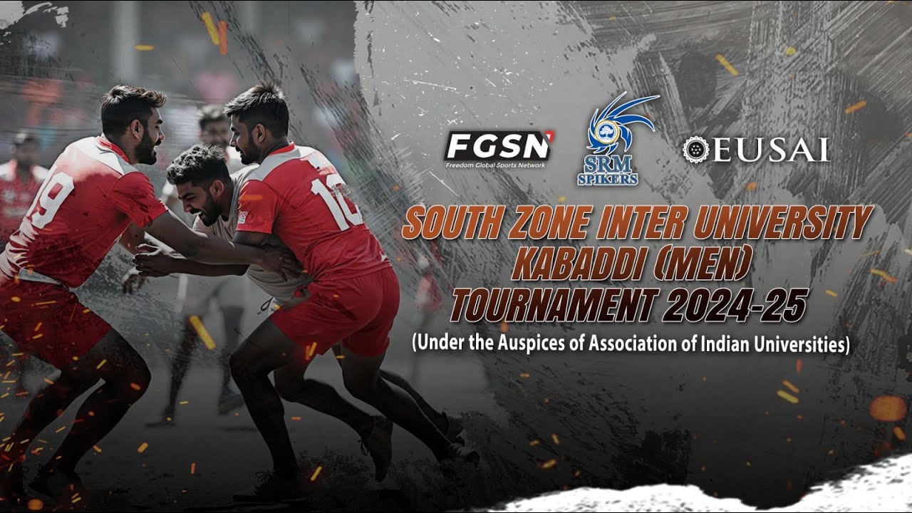 SRM SPIKERS vs UNIV OF MYSORE || SOUTH ZONE INTER UNIVERSITY KABADDI MEN'S TOURNAMENT2024