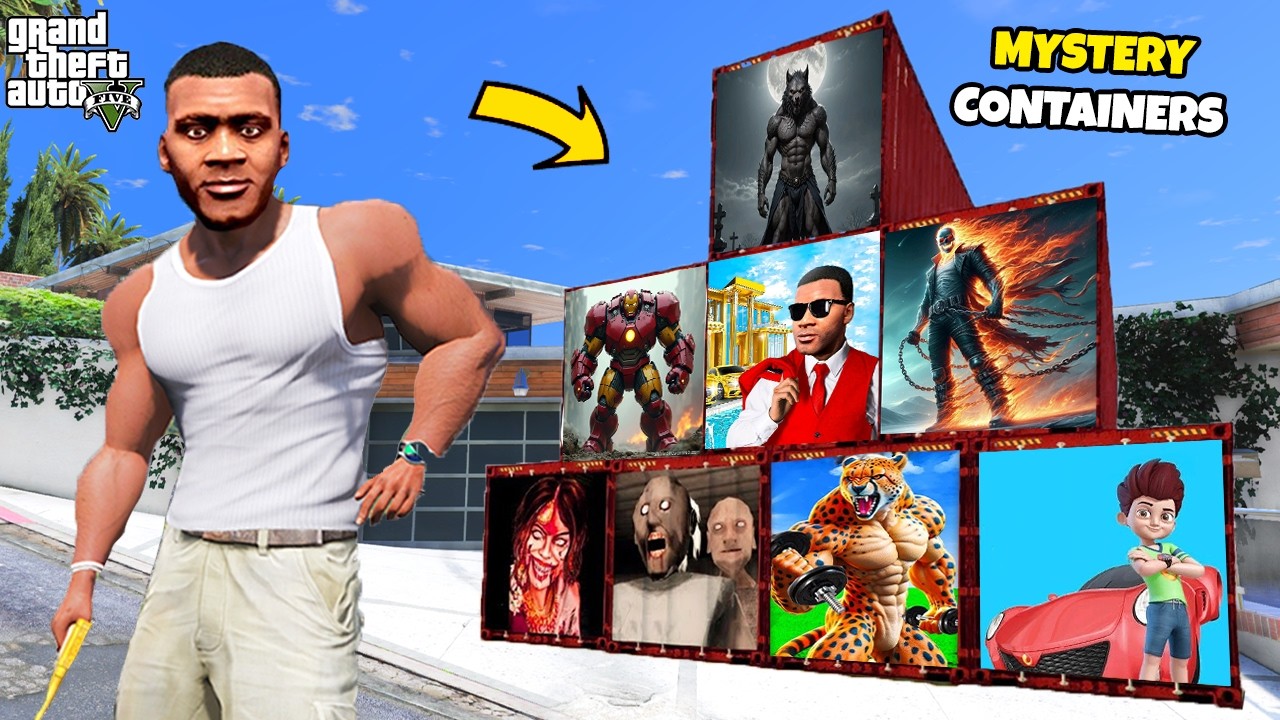 Franklin Opens EVERY MYSTERY CONTAINER in GTA 5