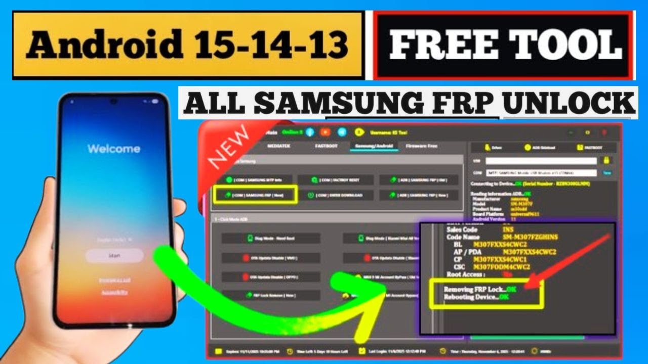 ✅Samsung FRP Bypass 2025 Android 14/15 | Samsung FRP Unlock Tool 2025,Free FRP Tool | jajatidas tool