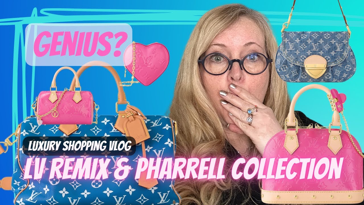LUXURY SHOPPING VLOG: LOUIS VUITTON Remix, Denim & PHARRELL’s Collection 🔥| Bulgari | FENDI