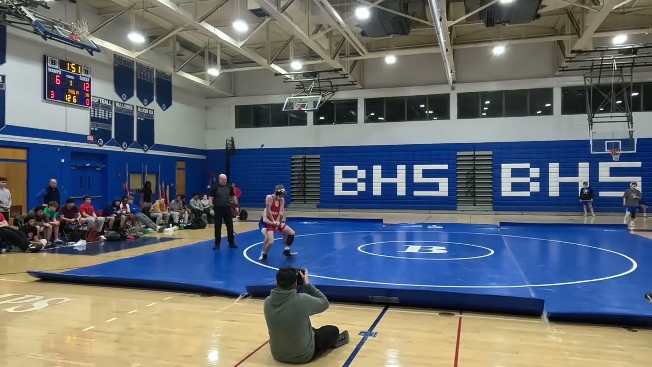 Braintree High Wrestling- Senior Night Denny Lynch 