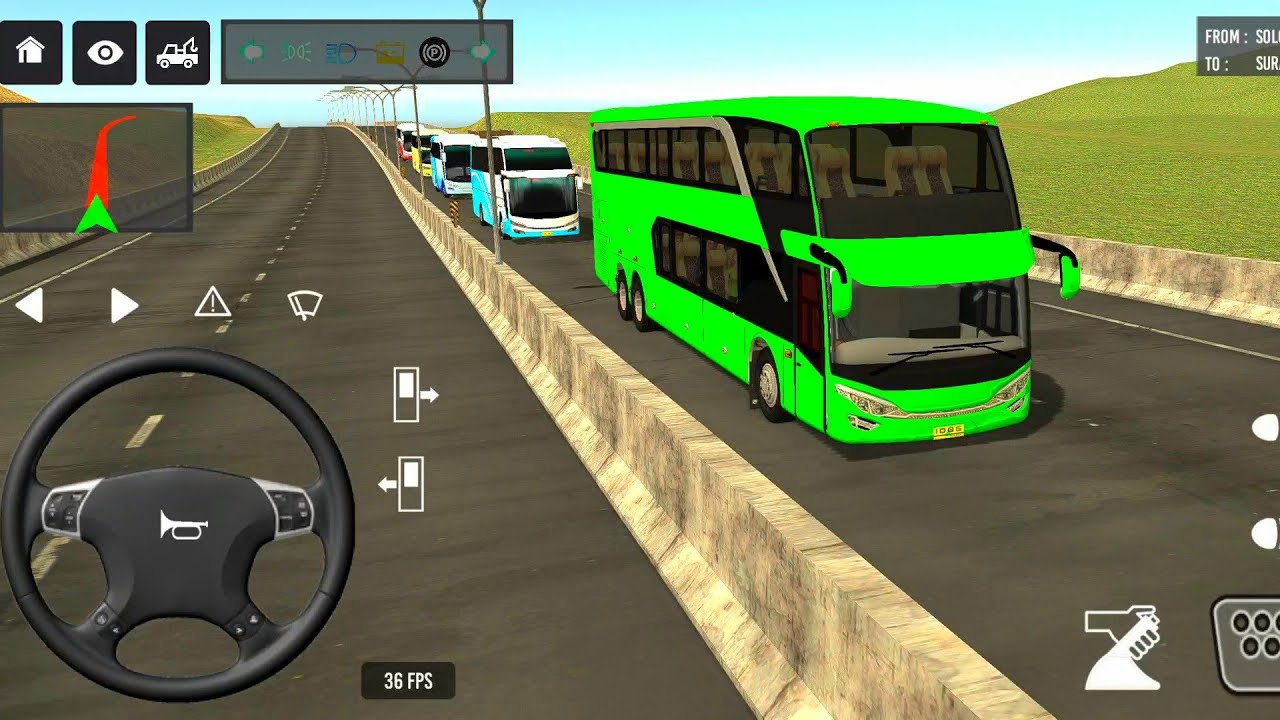 New Euro Coach Bus Driving 🚌😍 | Coach Bus Simulator Part 1 | Android Gameplay