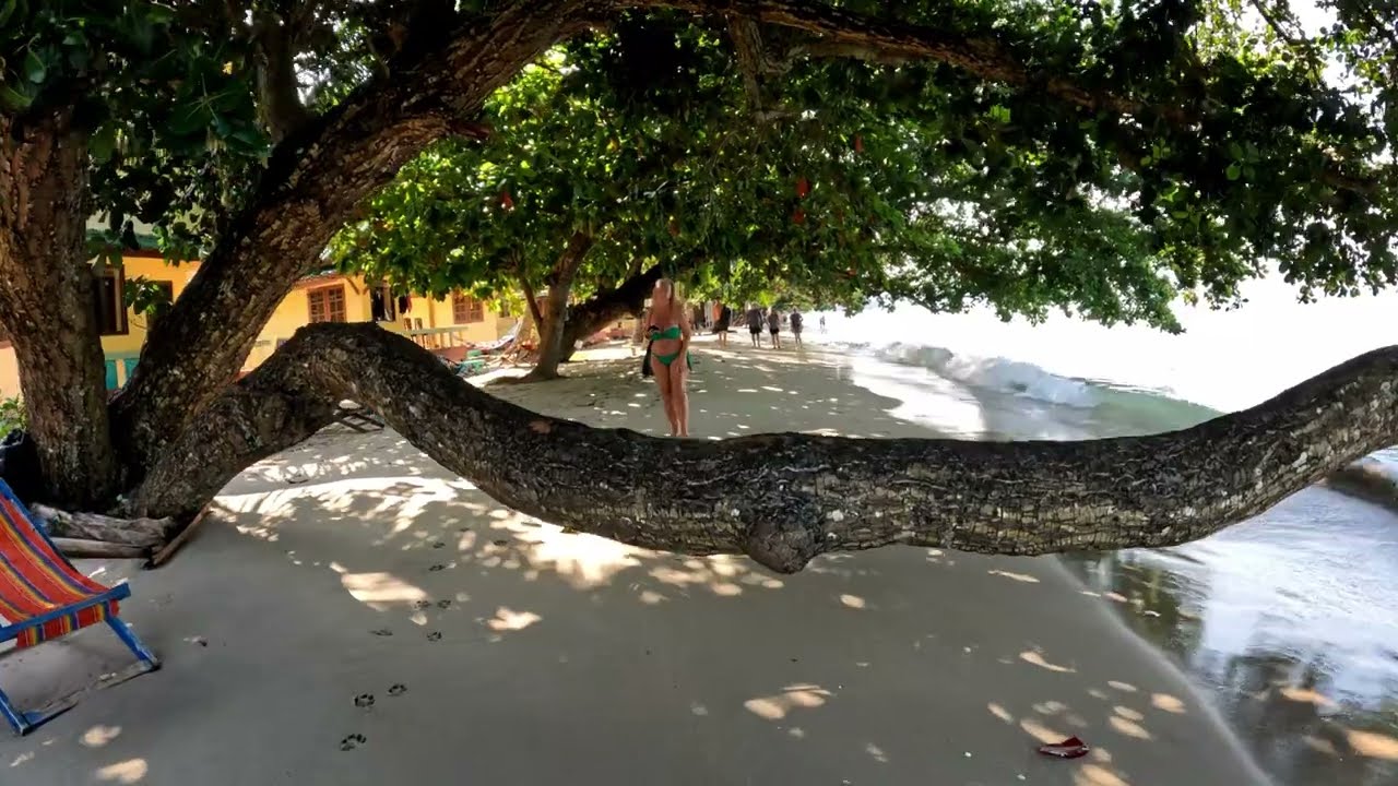 Thailand Amazing Koh Chang Beach Walk,