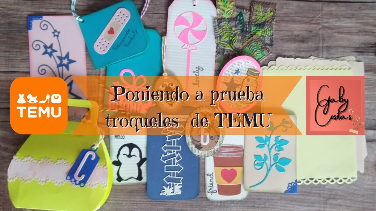 #temu Mi colección de #troqueles de Temu. Decide cual comprar.  ***GabyCositas***