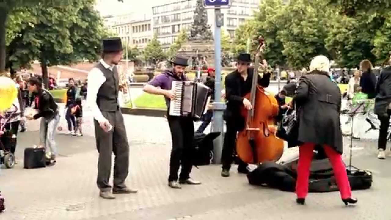 Straßenmusik - Schwarze Augen - Mobile Band - Dixieland