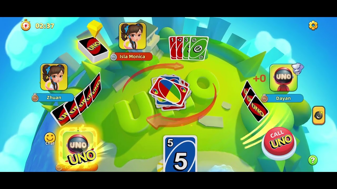 Uno Best 4 Raw Game win With Unknown Teammate