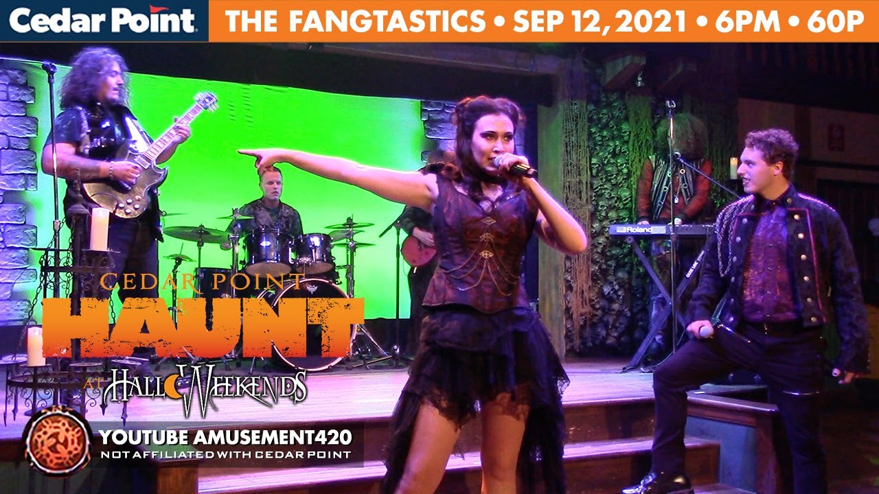 THE FANGTASTICS Preview Show Cedar Point Haunt at HalloWeekends 2021 60P HD | amusement420