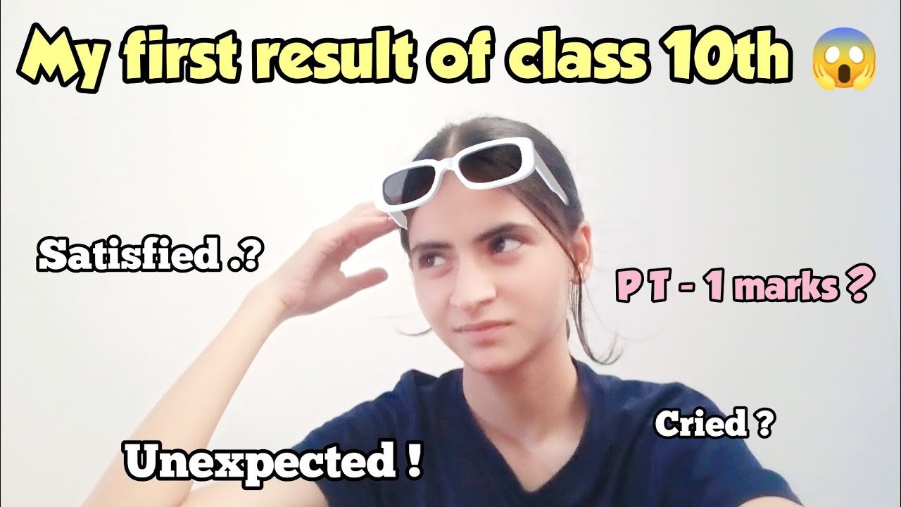 Revealing My Class 10 First Result! 😳📚 || PT-1 marks? #10th #result
