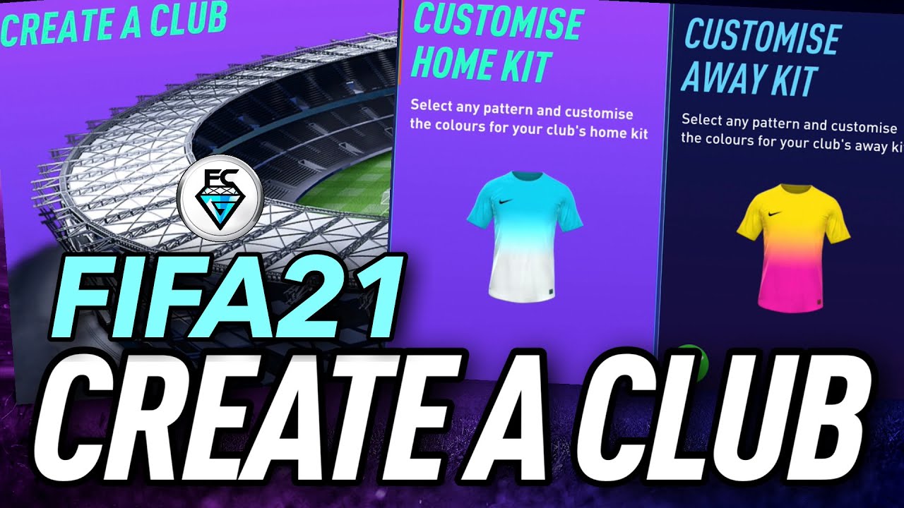 FIFA 21: СОЗДАНИЕ КЛУБА