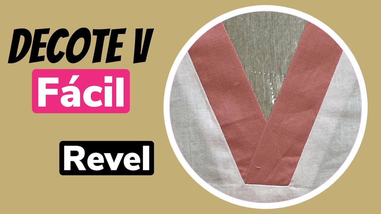 COMO FAZER DECOTE V / REVEL COM ACABAMENTO IMPECÁVEL (FÁCIL)