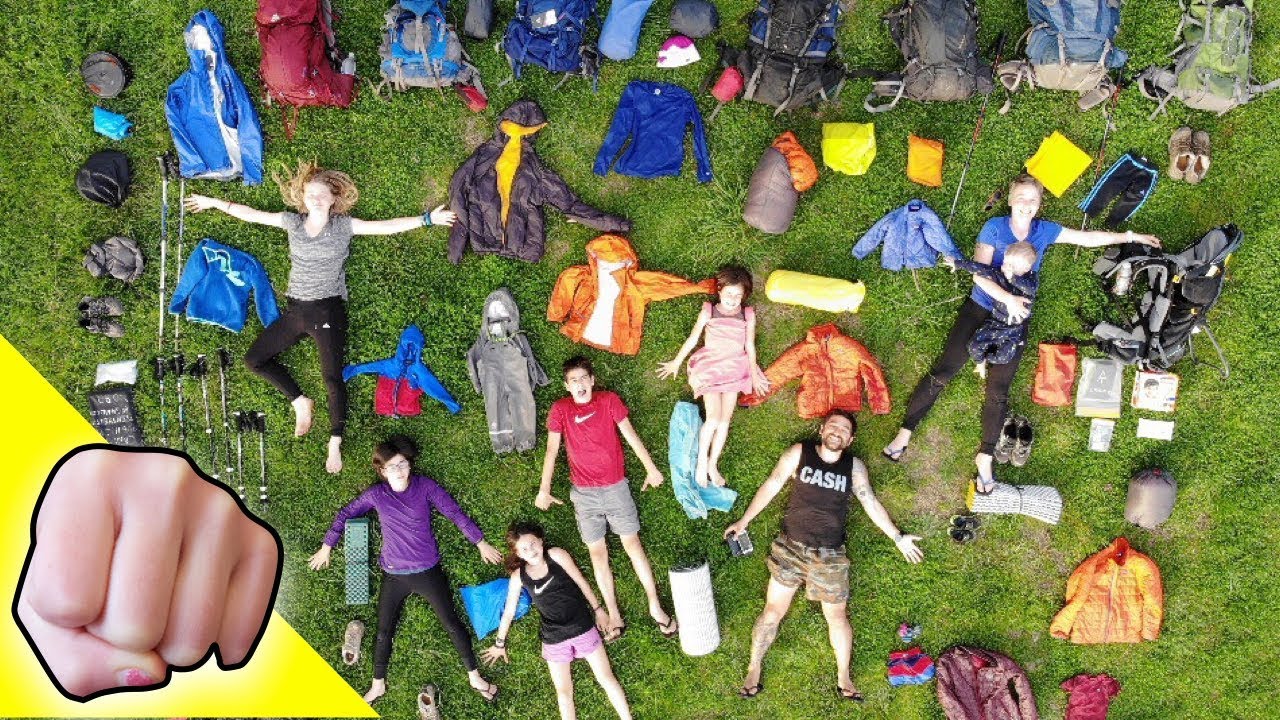 Appalachian Trail: WHAT WE PACKED- FAMILY OF 8