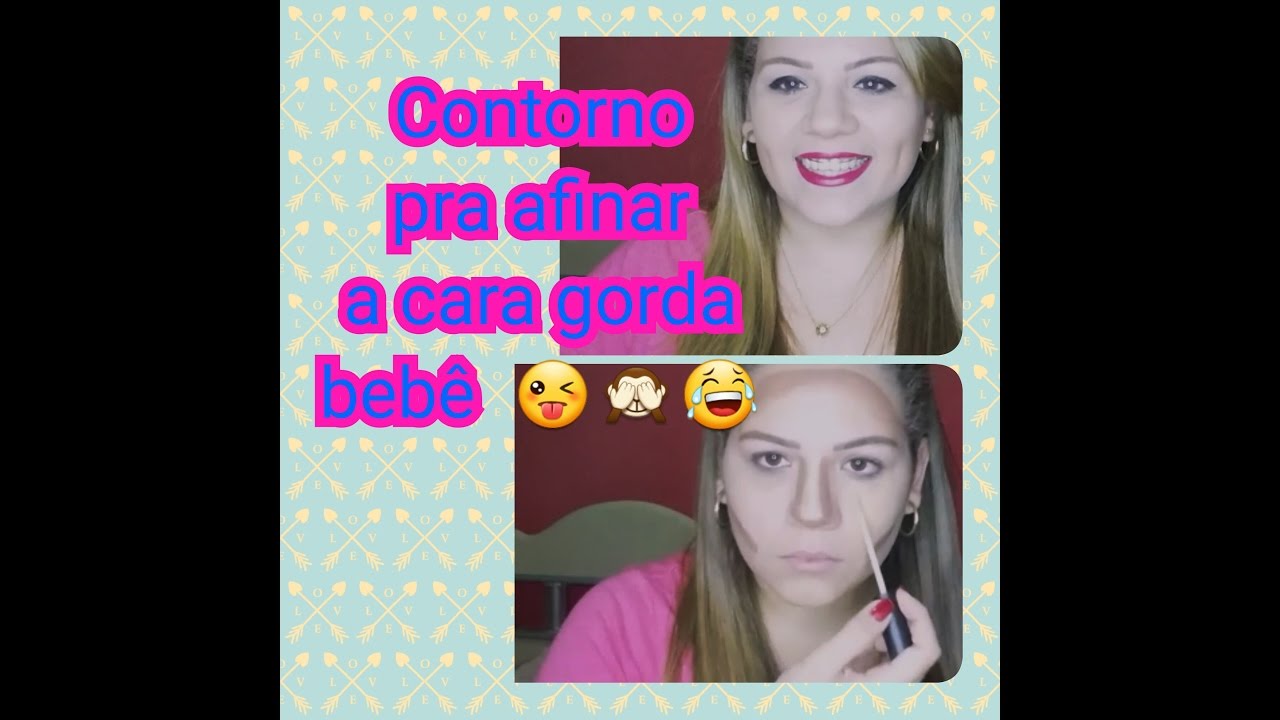 Contorno do rosto de maneira r&aacute;pida e pr&aacute;tica #FeminicesDeAlice