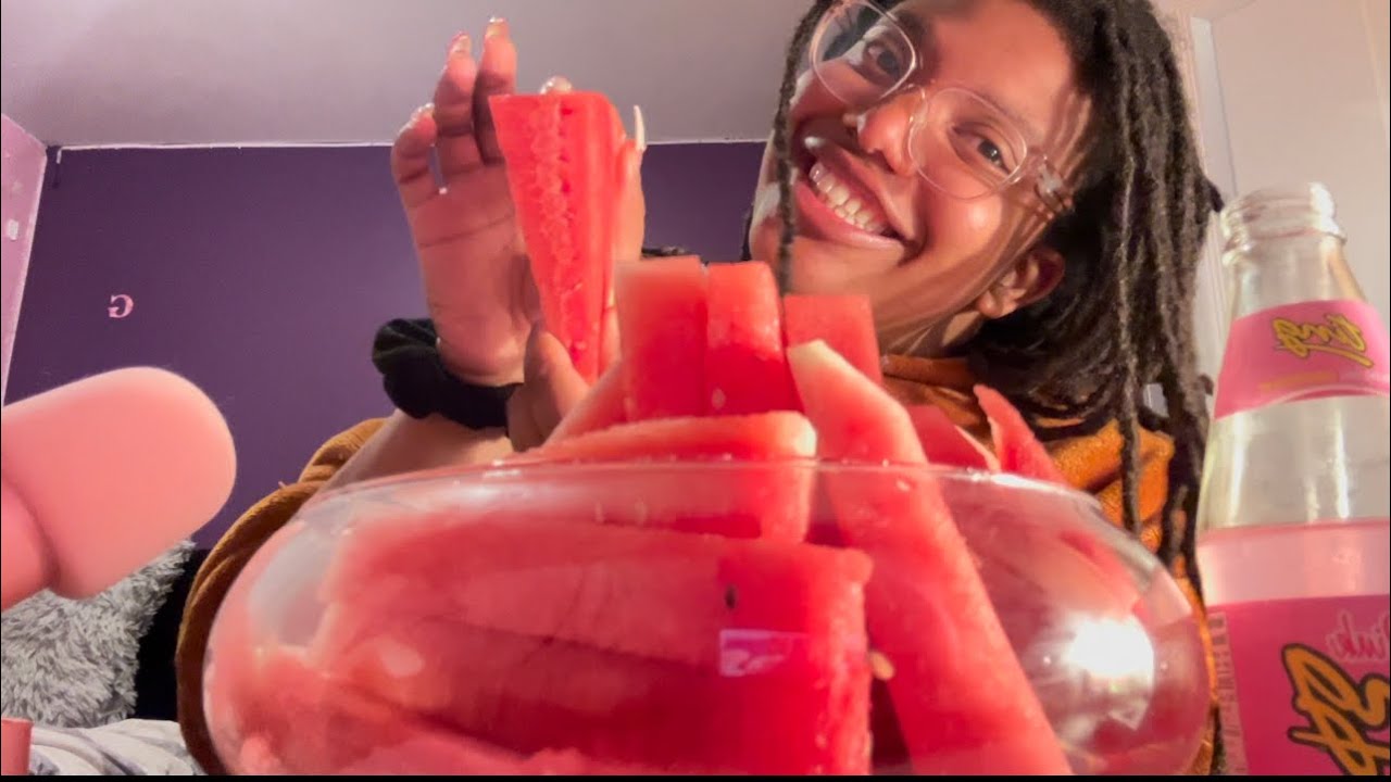 ASMR Eating Watermelon 🍉