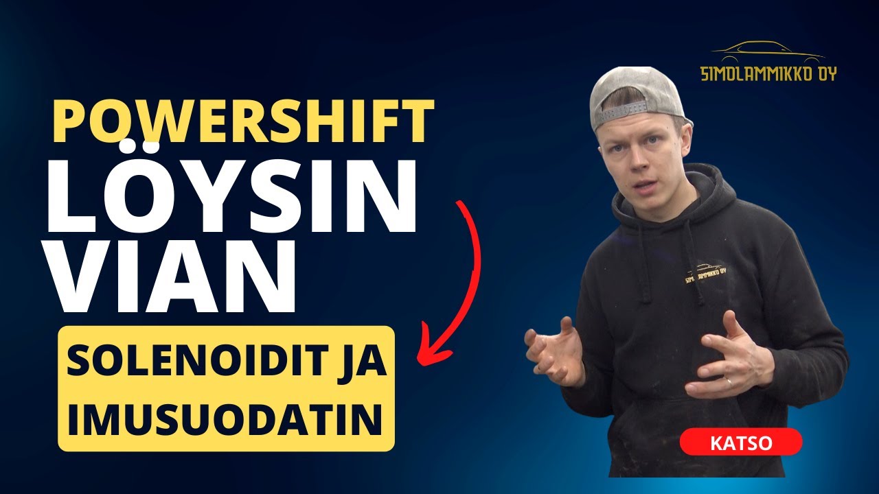 Tuhansien säästö imusuodattimen vaihdolla? MERKITTÄVÄ tieto Powershift-kuljettajille. Mikä hajoaa?