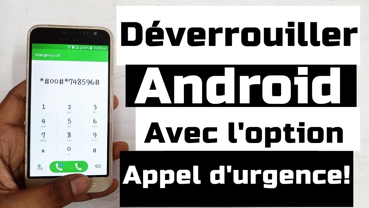 Comment Déverrouiller Android Sans Le Code Avec l'option Appel d'urgence!