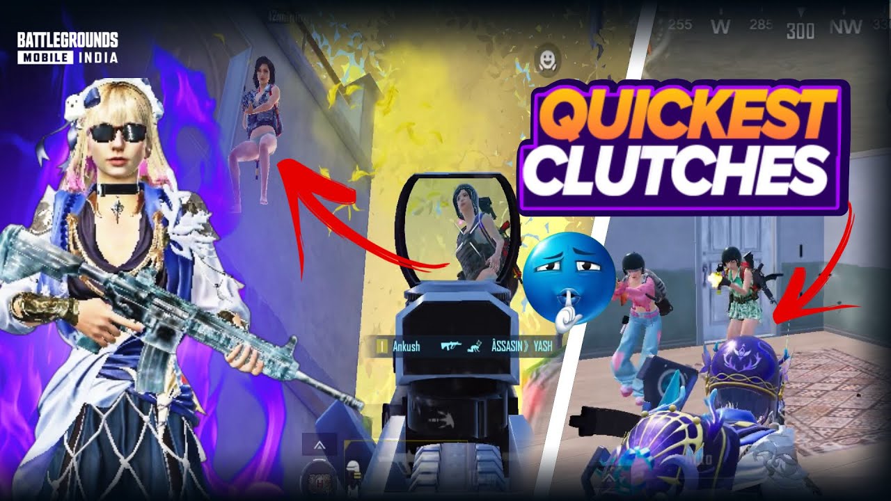 7 minutes of Pure Squad Annihilation | BGMI