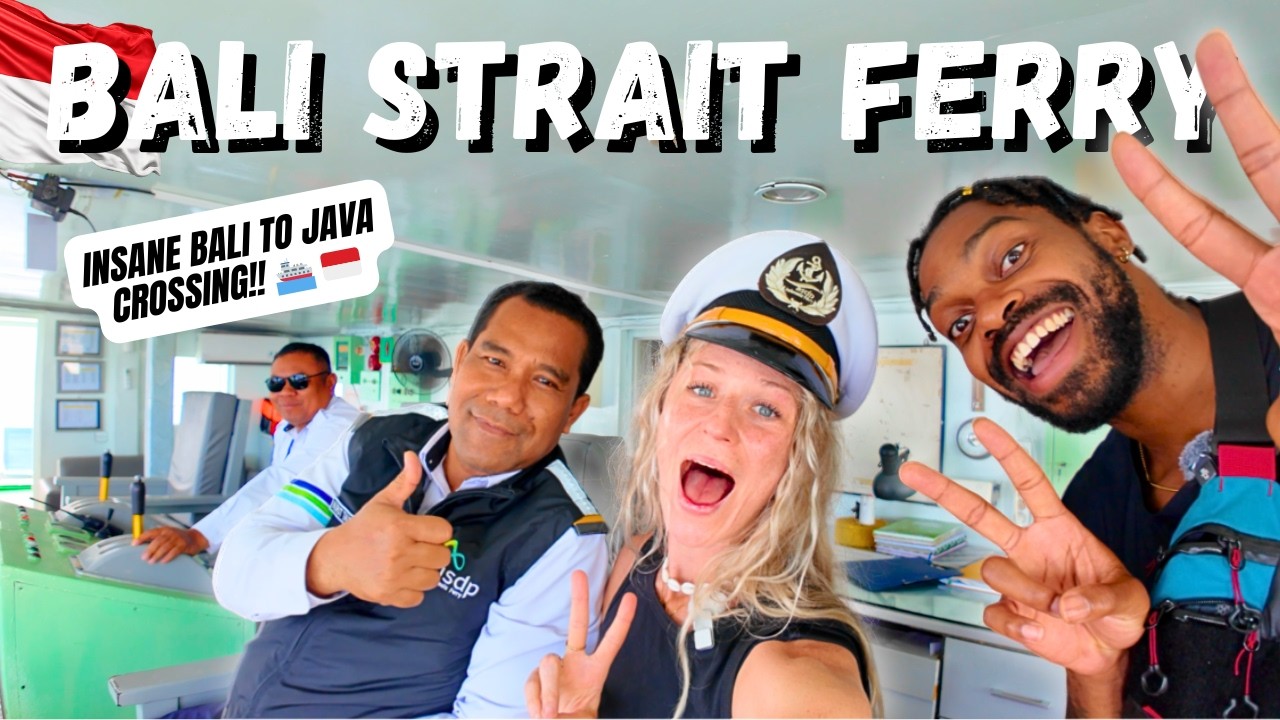 Crossing The DEADLY Bali Strait | A Crazy Ferry From Java To Bali ⛴️ 🇮🇩