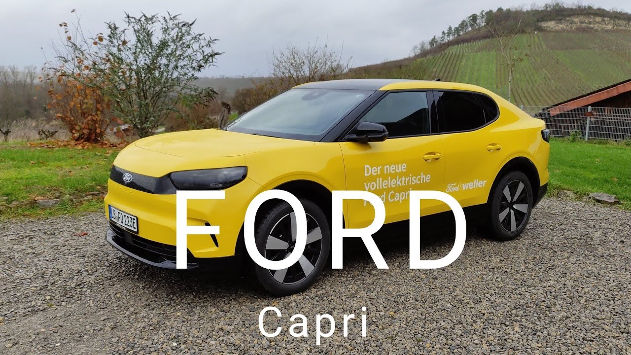FORD Capri - впечатляет. Обзор нового электромобиля, часть 1. Ваше мнение ? Цена удивляет 🤔