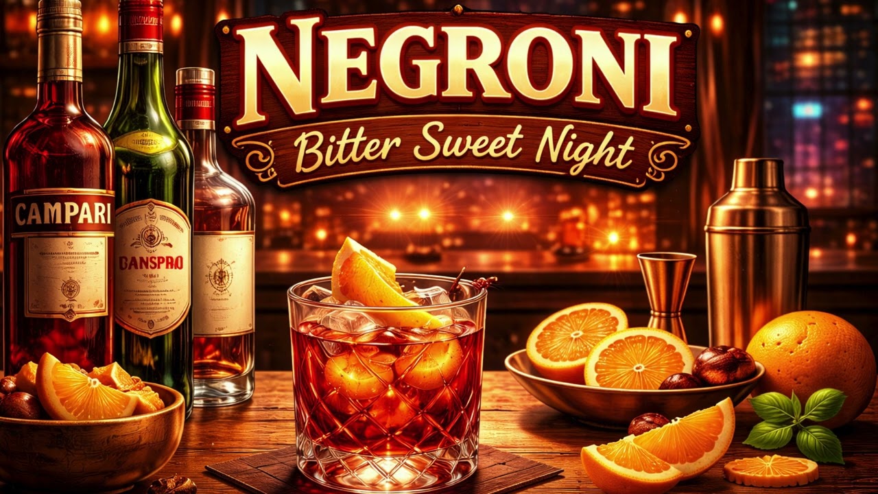 🍊 NEGRONI – BITTER SWEET NIGHT | ISLANDER COCKTAILS SERIES #ItalianAperitivo #NightMood #Bittersweet