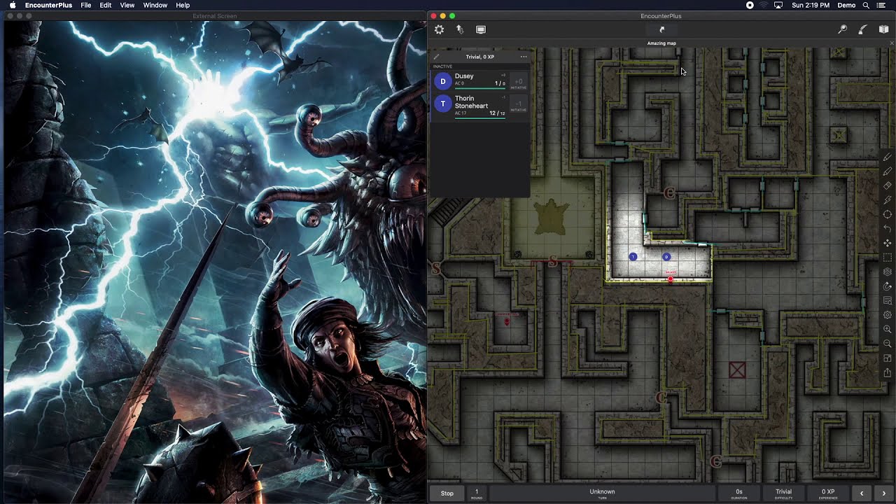 EncounterPlus How to Part 4—Using the second screen for handouts, encounters & maps