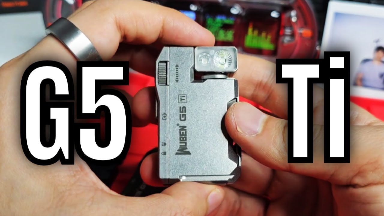 Wuben G5 Titanium Edition: Unique EDC Flashlight!