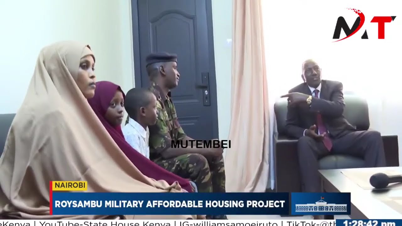 RUTO VISITS POLICE LIVING AT HIS AFFORDABLE HOUSING IN ROYSAMBU!!