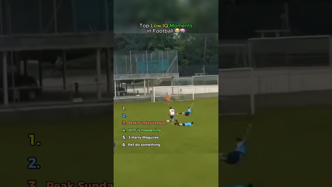 Top Dumbest 0 IQ Moments in Football 😭🧠