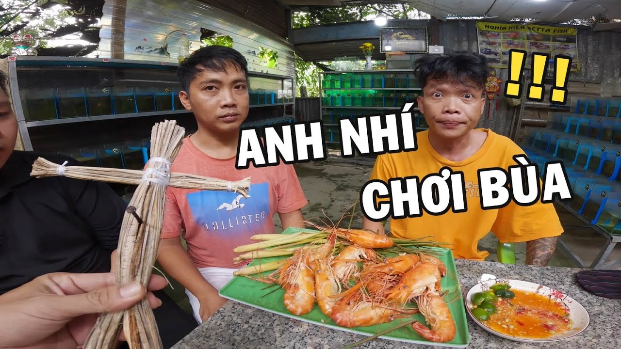 Anh Nhí Betta dùng Người Rơm Ếm Bùa Anh Em và Món Tôm Hấp Múi Hột