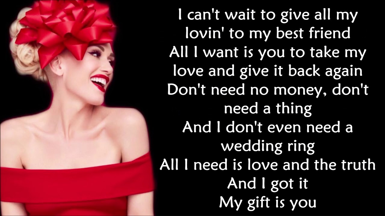 Gwen Stefani - My Gift Is You (LYRICS)